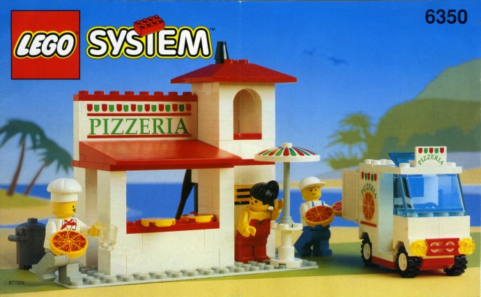 Bricker - Gioco di costruzioni di LEGO 6350 Pizza To Go