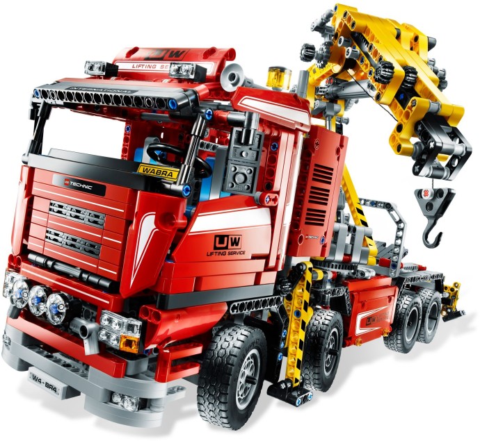 Bricker - Gioco di costruzioni di LEGO 8258 Crane Truck