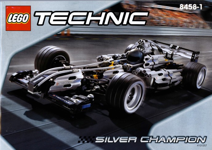 Bricker - Gioco di costruzioni di LEGO 8458 Silver Champion / Formula 1  Racer