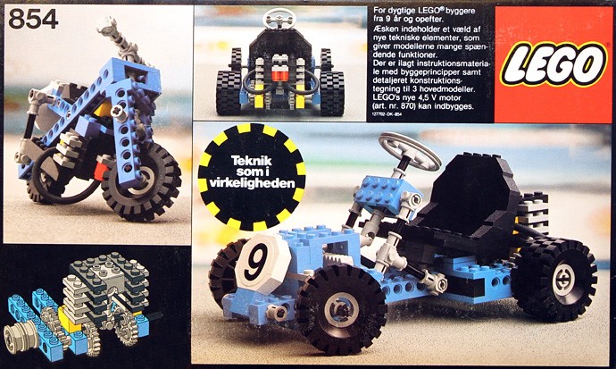 Bricker - Gioco di costruzioni di LEGO 854 Go-Kart