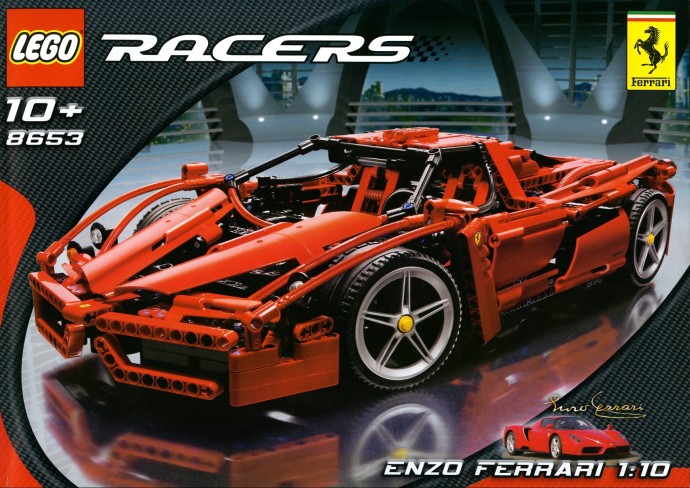 Bricker - Gioco di costruzioni di LEGO 8653 Enzo Ferrari 1:10