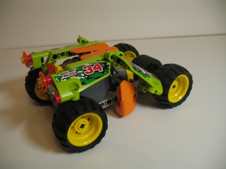 LEGO MOC - Technic-contest 'Car' - Багги краулер: Багги вид сбоку.