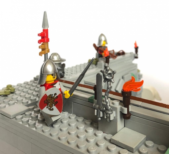 LEGO MOC - Младшая лига. Конкурс 'Средневековье'. - Внутренний двор замка