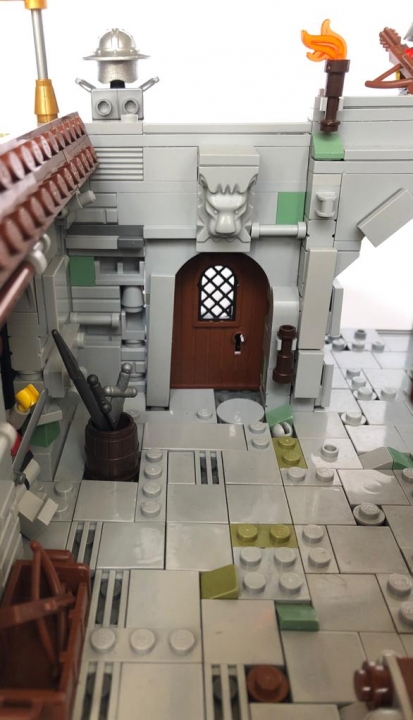 LEGO MOC - Младшая лига. Конкурс 'Средневековье'. - Внутренний двор замка