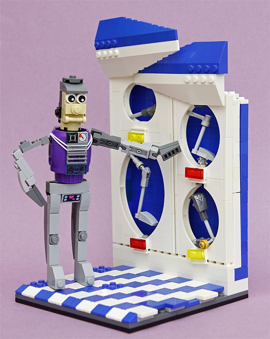 LEGO MOC - LEGO-contest 16x16: 'Cyberpunk' - Золотые руки
