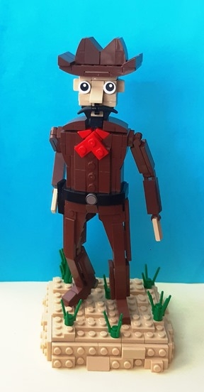 LEGO MOC - LEGO-contest 16x16: 'Western' - Бравый Ковбой: Джек перед вами во всём своём величии.