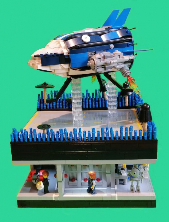 LEGO MOC - LEGO-конкурс 'Светлое будущее' - Научный центр на далёкой планете: Общий план работы