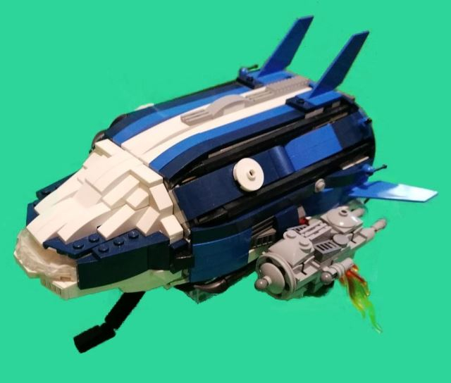 LEGO MOC - LEGO-конкурс 'Светлое будущее' - Научный центр на далёкой планете: Космический корабль отдельно