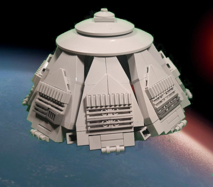 LEGO MOC - LEGO-конкурс 'Путь к звездам' - Космический корабль пришельцев: Ещё один ракурс